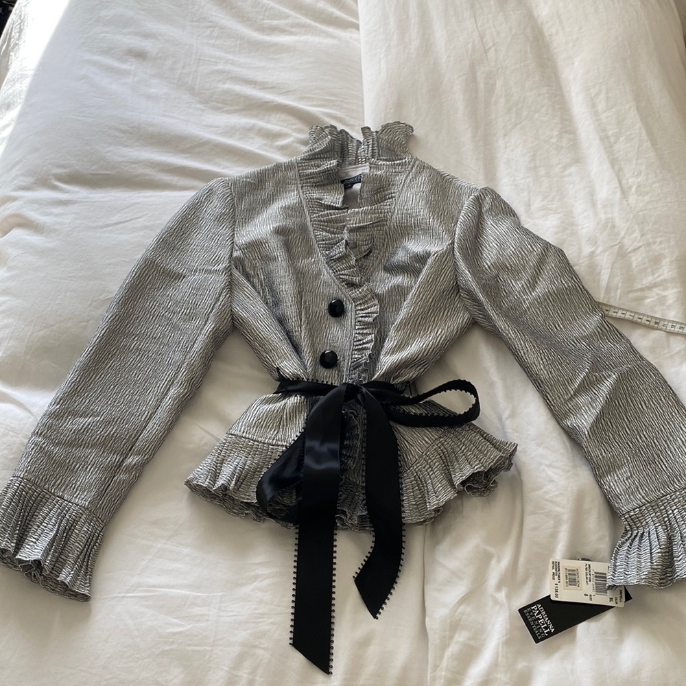 Adrianna papell womens blouse formal top